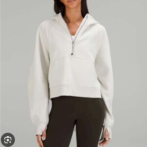 Scuba Oversized Half-Zip Hoodie
